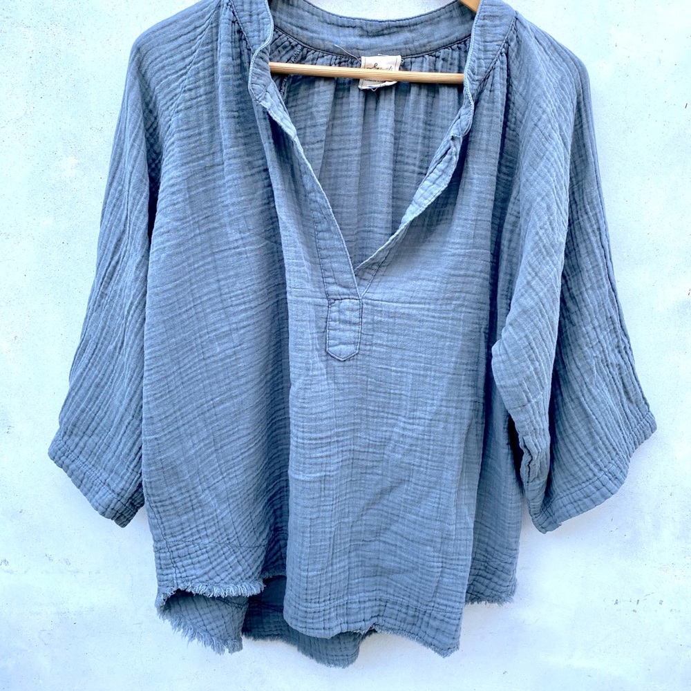 Cotton gauze tunic/shirt Size 1